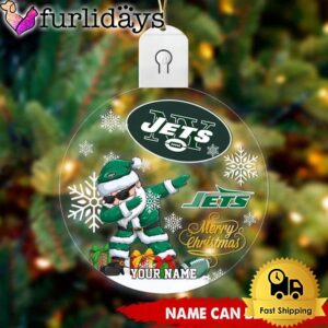 NFL New York Jets Dabbing Santa…