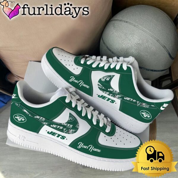 NFL New York Jets Logo Team Limited Edition New Design Custom Air Force 1 Shoes