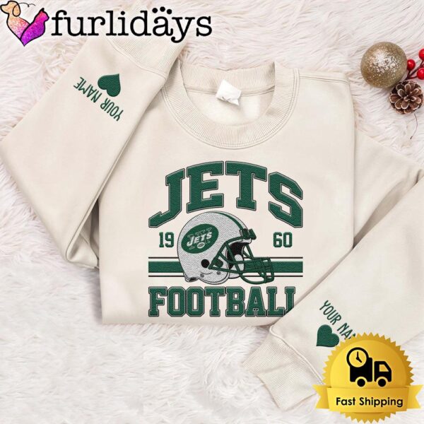 NFL New York Jets Year The Team Was Founded Custom Embroidered Sweatshirt