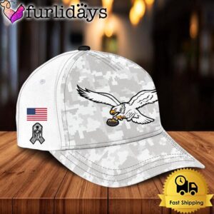 NFL Philadelphia Eagles Camo 2024 Salute to Service Baseball Cap