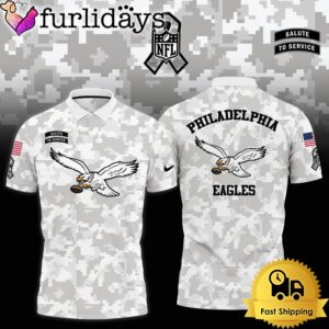 NFL Philadelphia Eagles Camo 2024 Salute…