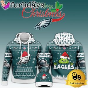 NFL Philadelphia Eagles Grinch Merry Christmas…