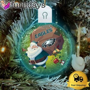 NFL Philadelphia Eagles Santa Coming Christmas…