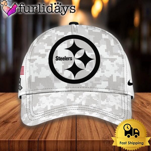 NFL Pittsburgh Steelers Camo 2024 Salute to Service Baseball Cap