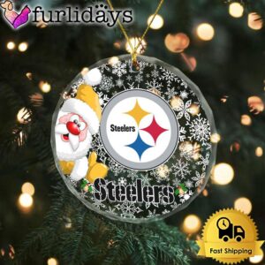 NFL Pittsburgh Steelers Christmas Love Snow…