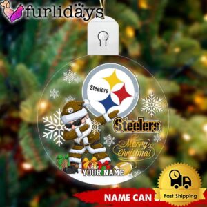 NFL Pittsburgh Steelers Dabbing Santa Custom…