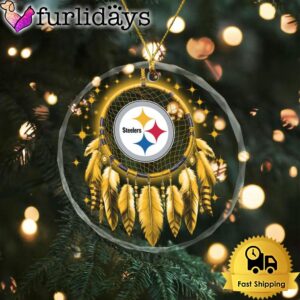 NFL Pittsburgh Steelers Dreamcatcher Christmas Crystal…