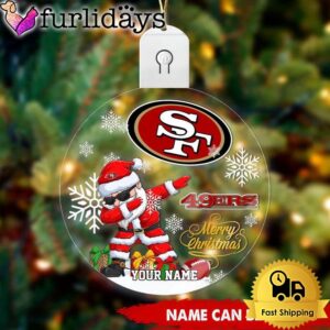 NFL San Francisco 49ers Dabbing Santa…