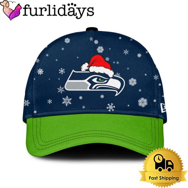 NFL Seattle Seahawks Grinch Merry Christmas Baseball Cap