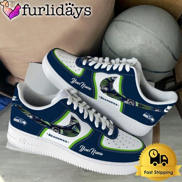 NFL Seattle Seahawks Logo Team Limited Edition New Design Custom Air Force 1 Shoes