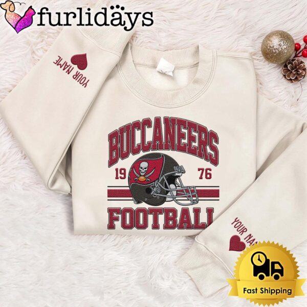 NFL Tampa Bay Buccaneers Year The Team Was Founded Custom Embroidered Sweatshirt