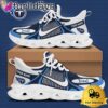 NFL Tennessee Titans Blue White Stripes Logo Custom Clunky Max Soul Shoes