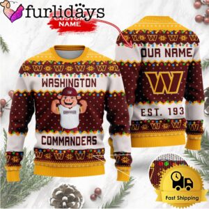 NFL Washington Commanders Cute Mascot Custom…