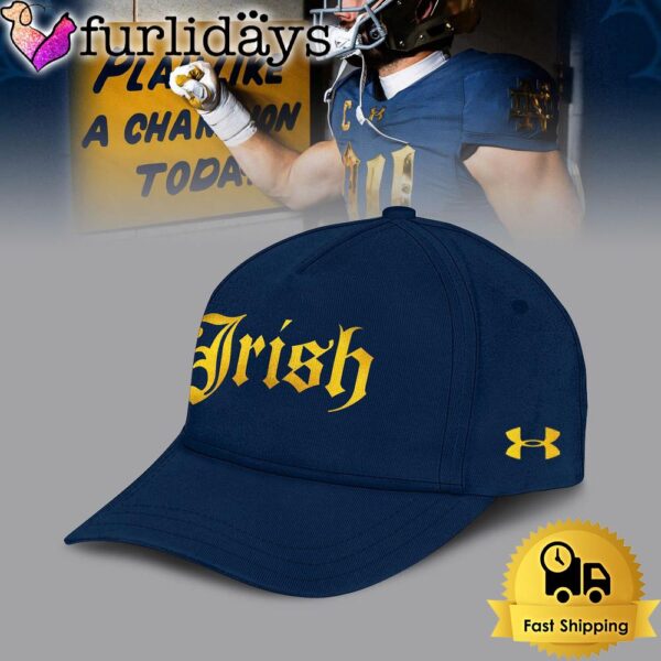 Notre Dame Fighting Irish Play Like A Champion Today Navy Baseball Cap