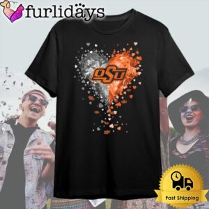 Oklahoma State Cowboys Crystal Heart T…