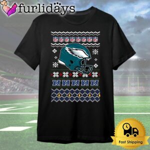 Philadelphia Eagles Helmet Team Christmas T…