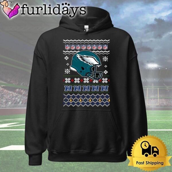 Philadelphia Eagles Helmet Team Christmas T Shirt