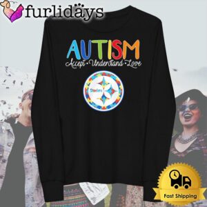 Pittsburgh Steelers Autism Accept Understand Love T Shirt