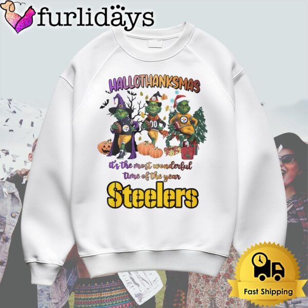 Pittsburgh Steelers Hallothanksmas T Shirt