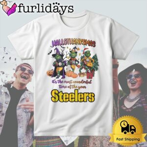 Pittsburgh Steelers Hallothanksmas T Shirt