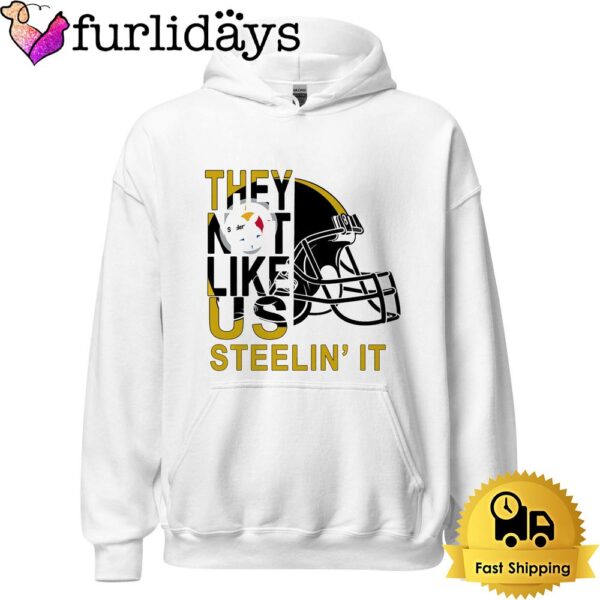 Pittsburgh Steelers They Not Like Us Steelin’ It T Shirt