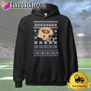 San Francisco 49ers Helmet Team Christmas T Shirt