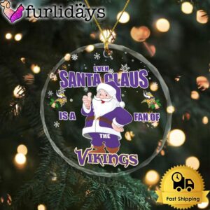 Santa Love NFL Minnesota Vikings Christmas…