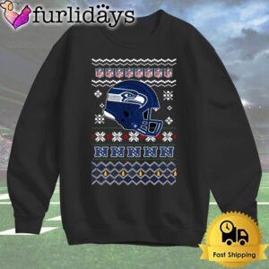 Seattle Seahawks Helmet Team Christmas T Shirt