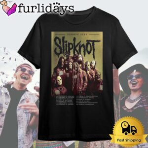 Slipknot Europe Tour 2025 T Shirt