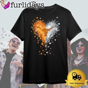 Texas Longhorns Crystal Heart T Shirt