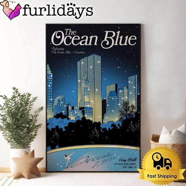 The Ocean Blue Show At Sony Hall In New York NY December 7 2024 Poster Canvas