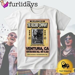 The Record Company Show At Ventura Music Hall On Nov 10 2024 T Shirt