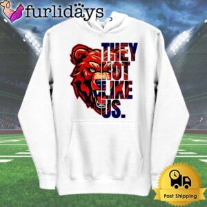 They Not Like Us Chicago Bear Football Mascot T Shirt