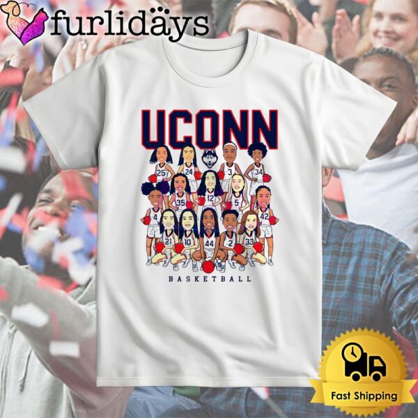 Uconn Huskies Womens Basketball Players Team T Shirt