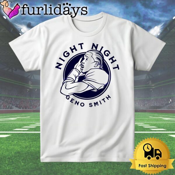 Vintage Night Night Geno Smith Seattle Seahawks T Shirt