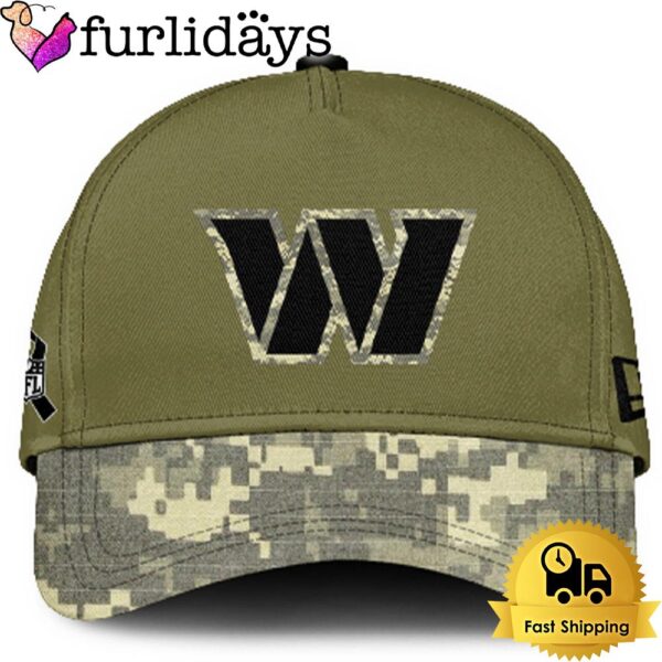 Washington Commanders 2024 Salute to Service Club Green Camo Cap Gift For Veteran