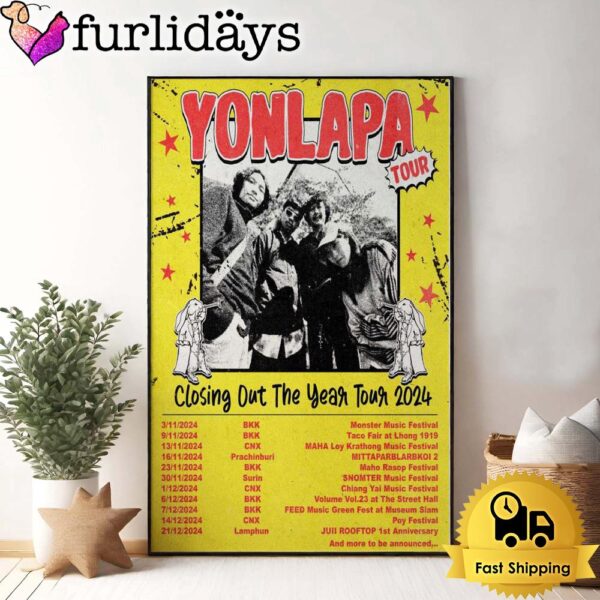 Yonlapa Closing Out The Yeay Tour 2024 Poster Canvas