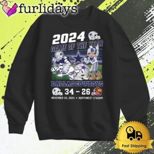 2024 Game Of The Year Cowboys 34 26 Commanders T Shirt