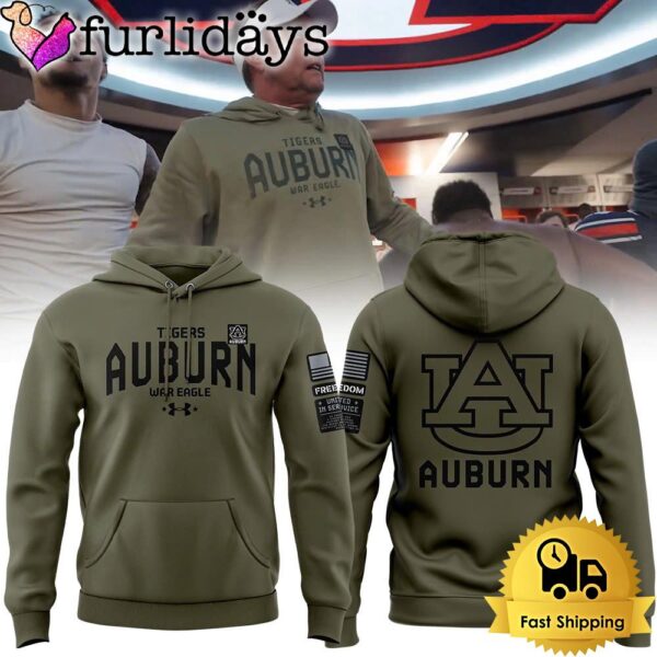 Auburn Tigers football Camo 2024 Salute To Service Hoodie