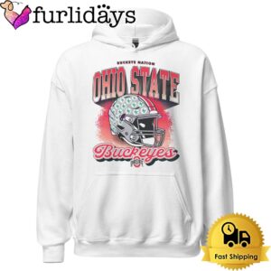 Buckeye Nation Ohio State Buckeyes Football Helmet T Shirt