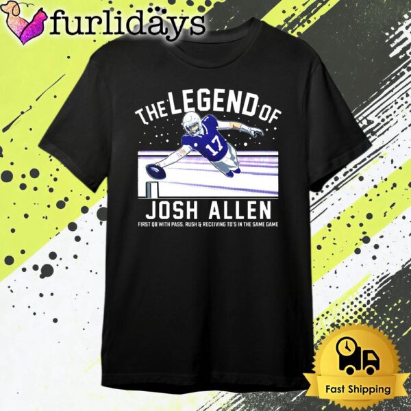 Buffalo Bills The Legend Of Josh Allen T Shirt