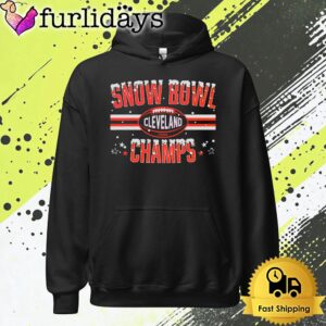 Cleveland Browns Football Snow Bowl Champs T Shirt