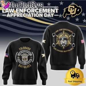 Colorado Buffaloes First Responders Law Enforcement Appreciation Day Sweatshirt