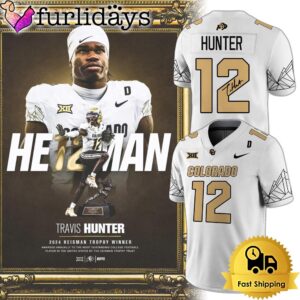 Colorado Buffaloes Heisman Travis Hunter Football…