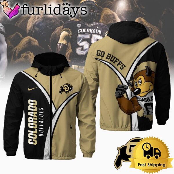 Colorado Buffaloes Mascot go Buffs Windbreaker Jacket