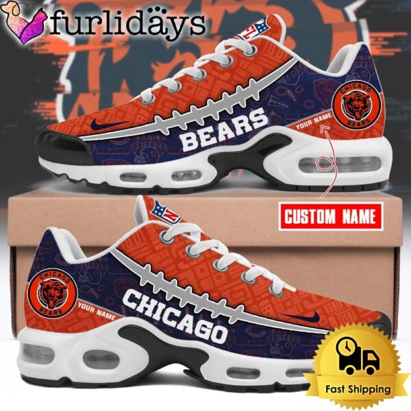 Custom NFL Chicago Bears Limited Design Air Max Plus Shoes