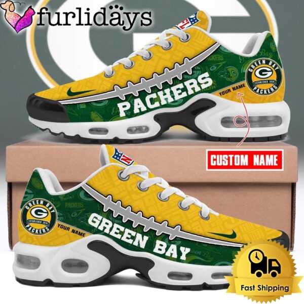 Custom NFL Green Bay Packers Limited Design Air Max Plus Shoes