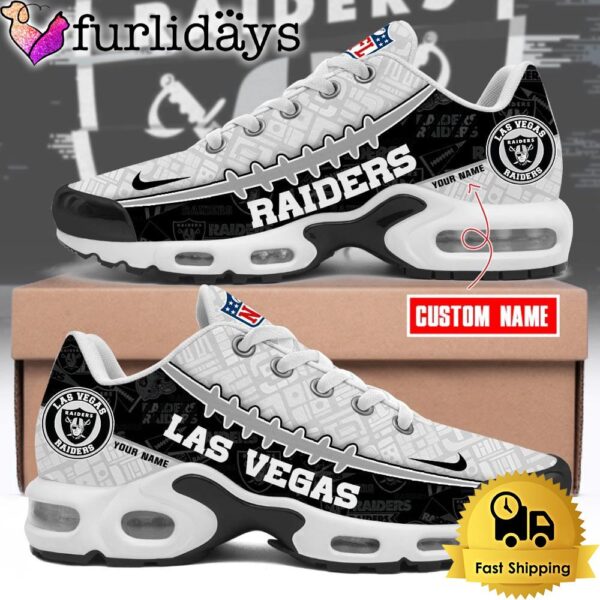 Custom NFL Las Vegas Raiders Limited Design Air Max Plus Shoes