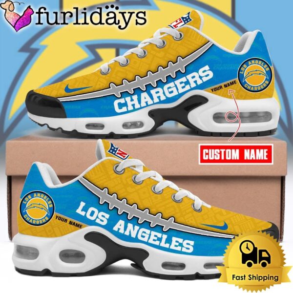 Custom NFL Los Angeles Chargers Limited Design Air Max Plus Shoes