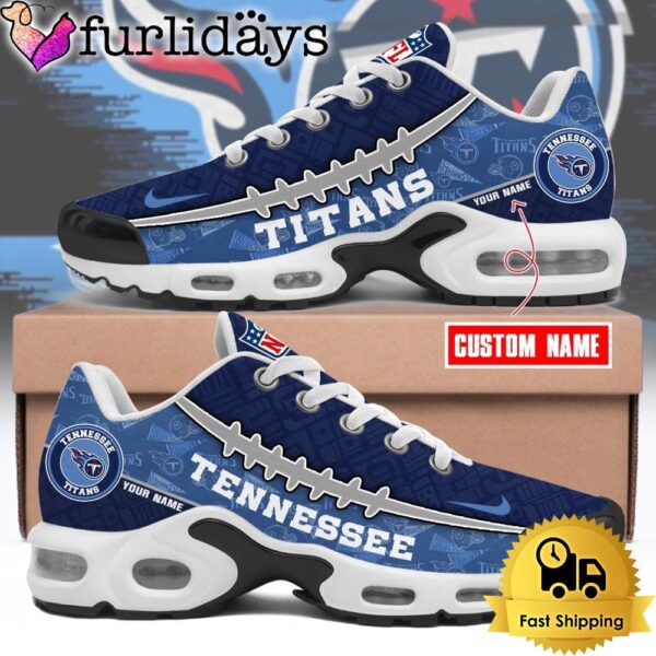 Custom NFL Tennessee Titans Limited Design Air Max Plus Shoes